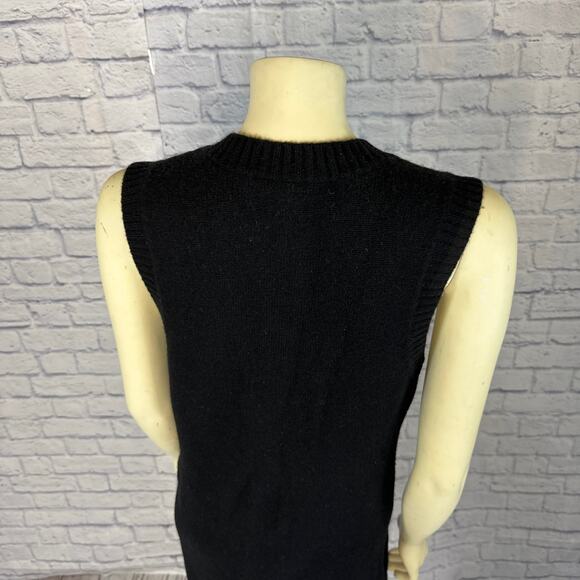 Lauren Ralph Lauren Cashmere & wool black dress size Large - Picture 11 of 14